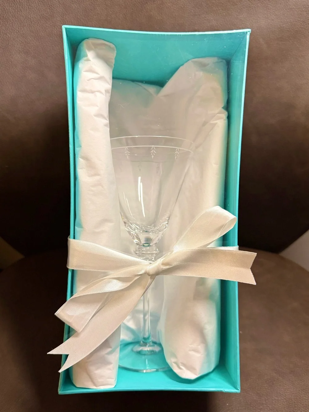 Tiffany & Co. Crystal Crest Vintage Wine Glass